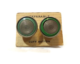 Vintage Art Deco Cufflinks Cuff Links Cuff Buttons Never Worn
