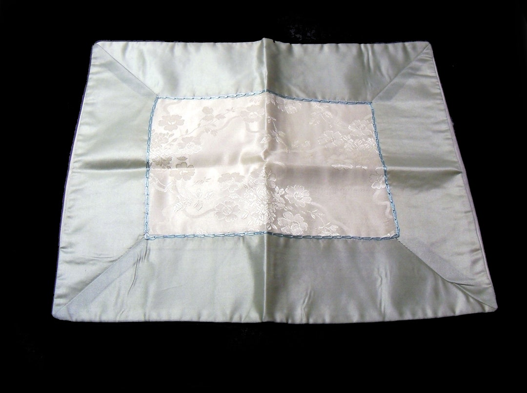 40’s〜50’s Souvenir pillow case Vtg 40s 50's Souvenir of DENVER Satin Pillow Case Cover w