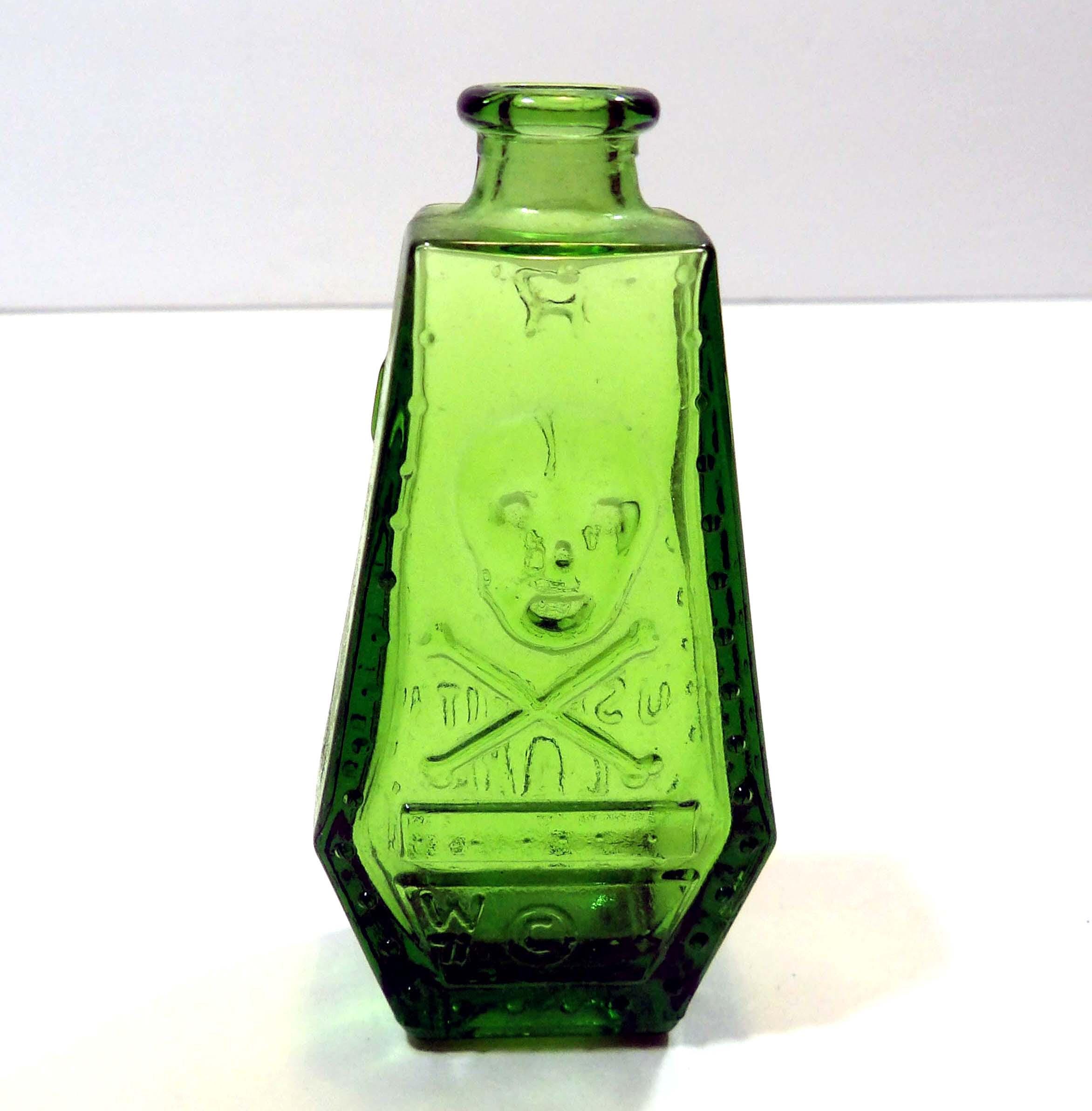 アンティーク ポイズンボトル poison bottle Lilly 1900s