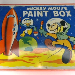 Mickey Paint Box - Etsy