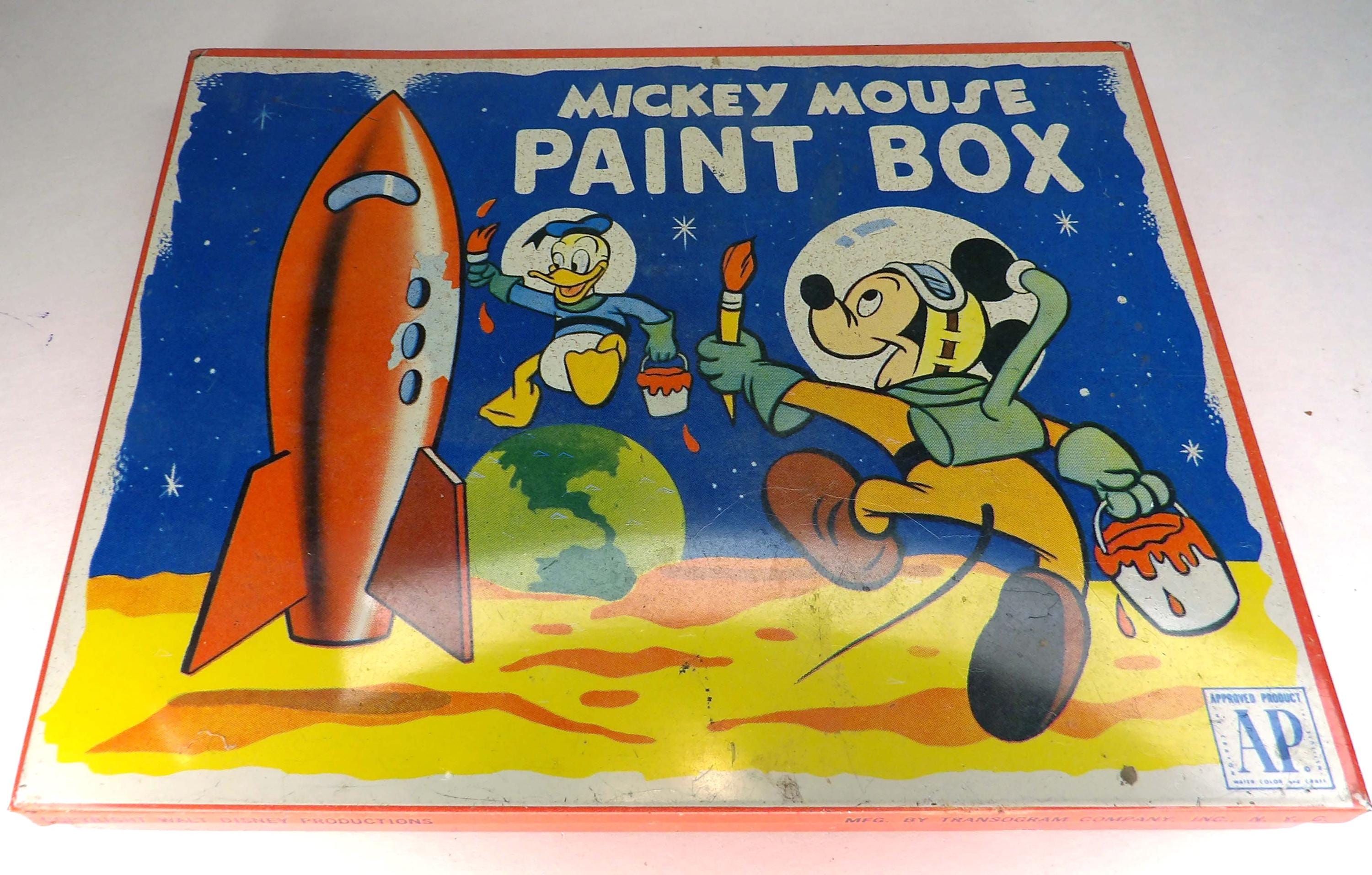 Mickey Paint Box - Etsy