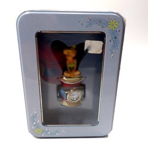 MINT Vintage Walt Disney Tinker Bell Figurine, Collector Watch NIB