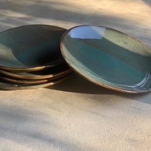 Handmade Ceramic 6" versatile plate for salad, dessert or everything...