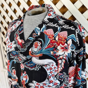 Kamehameha Vintage Hawaiian Shirt - Etsy