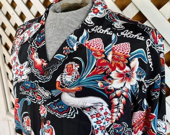 Classic Mens Hawaiian Shirt Avanti Silk