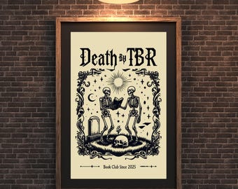 Póster descargable de libros / Impresión de arte digital / Regalo para amantes de los libros / Arte mural de lectura / Decoración de libros / Decoración melancólica / Arte imprimible /