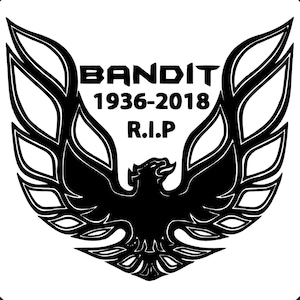 THE BANDIT vinyl decal