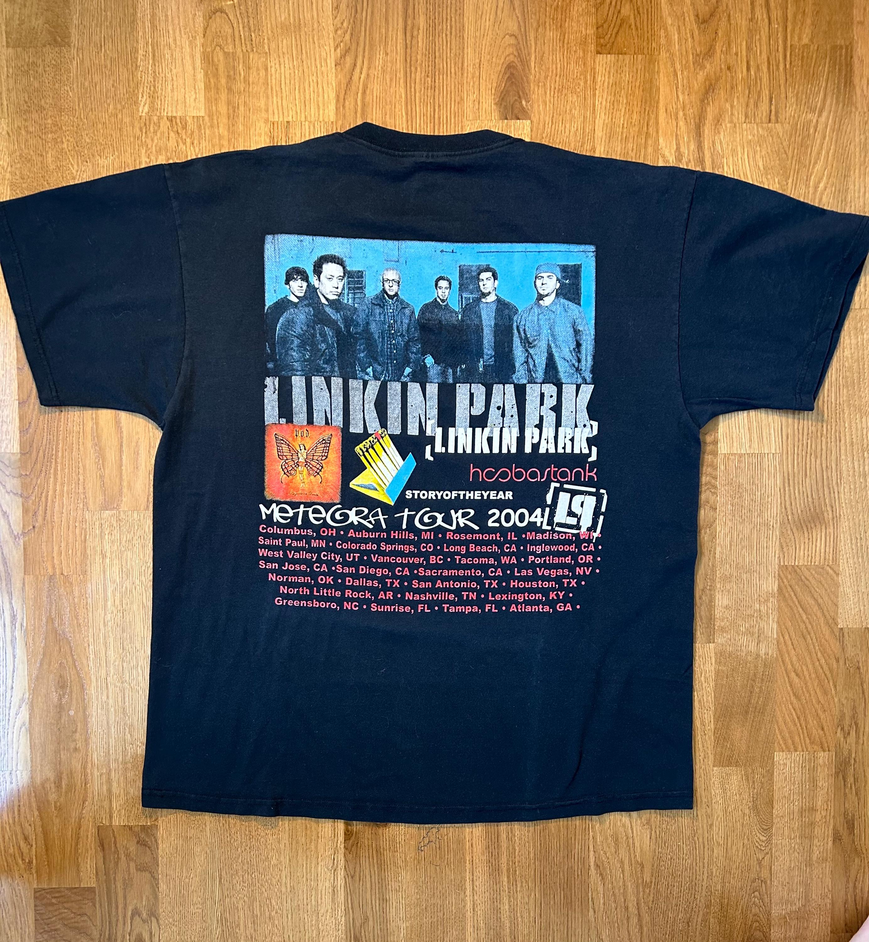 LINKIN PARK METEORA 2004ツアーTシャツ　ヴィンテージ Vintage 2004 Linkin Park Meteora World Wide Tour T Shirt