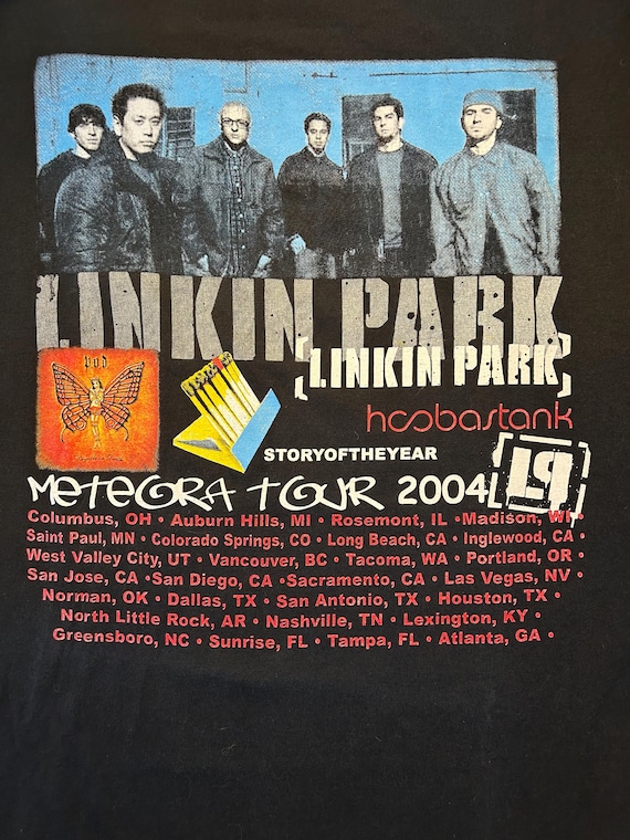 希少】 Linkin Park METEORA 2004 Tour ロンT Crazy RARE Linkin Park