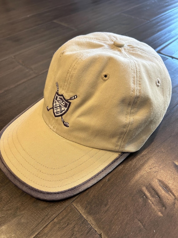 Rare Vintage 1990s Ralph Lauren Polo Golf Beige Golfing Hat - Etsy