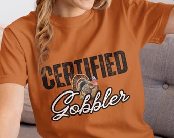 Comfort Colors Turkey T-Shirt: Unisex Thanksgiving Holiday Tee