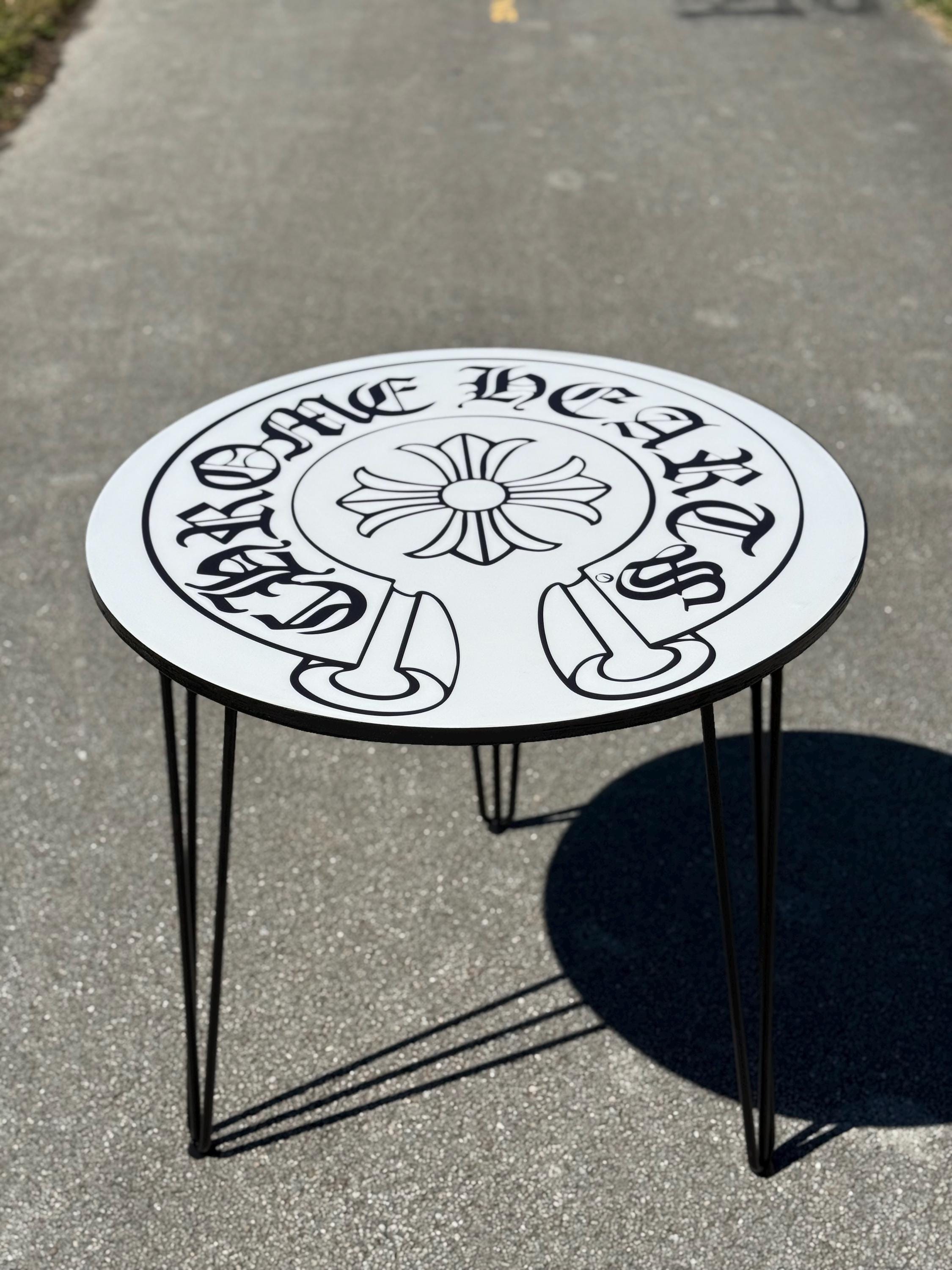 Epoxy Chrome Hearts Wall Art - Etsy