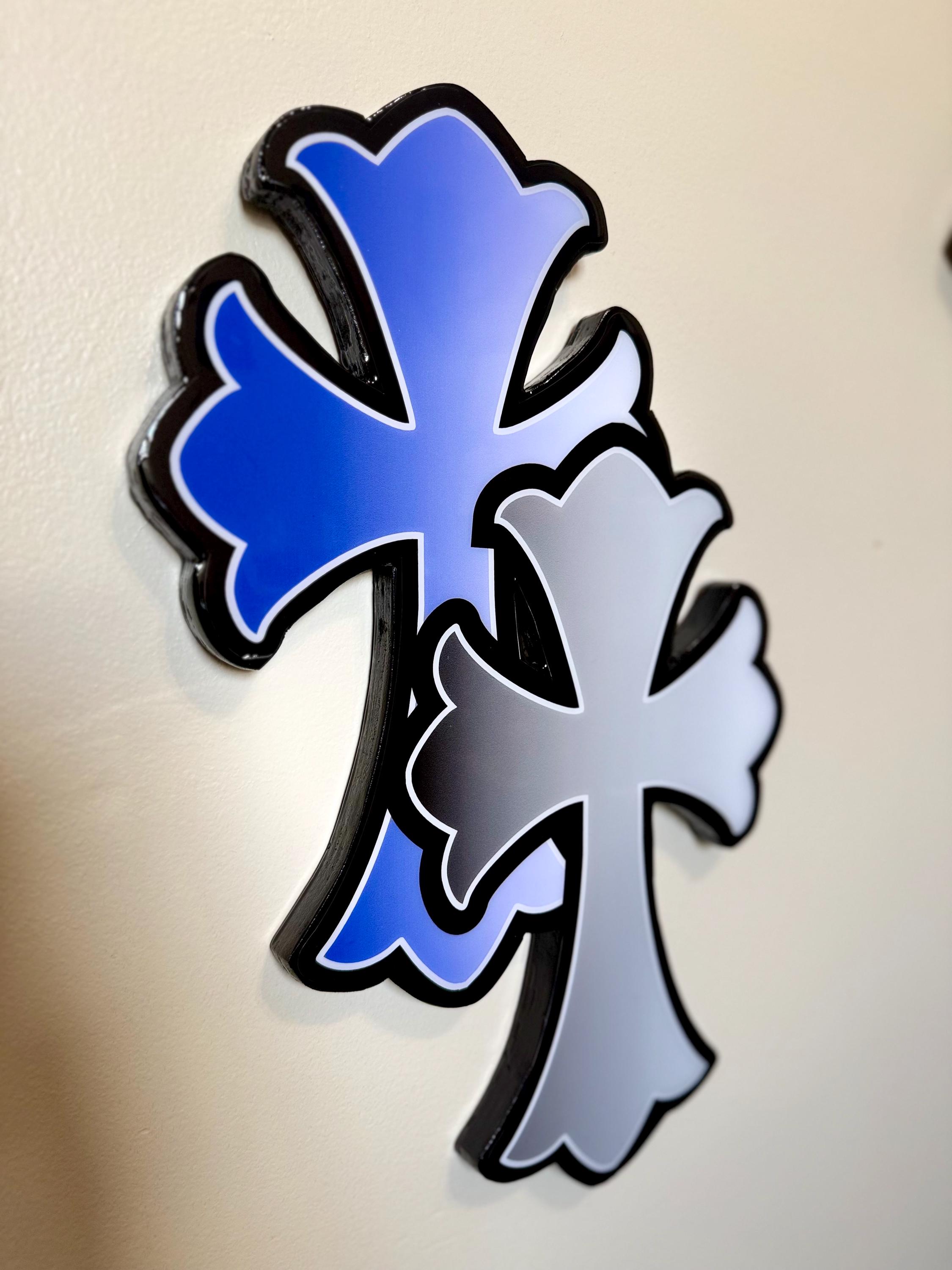 Luxury Double Cross Epoxy Wall Art – Inspired Design Wood Art - Etsy