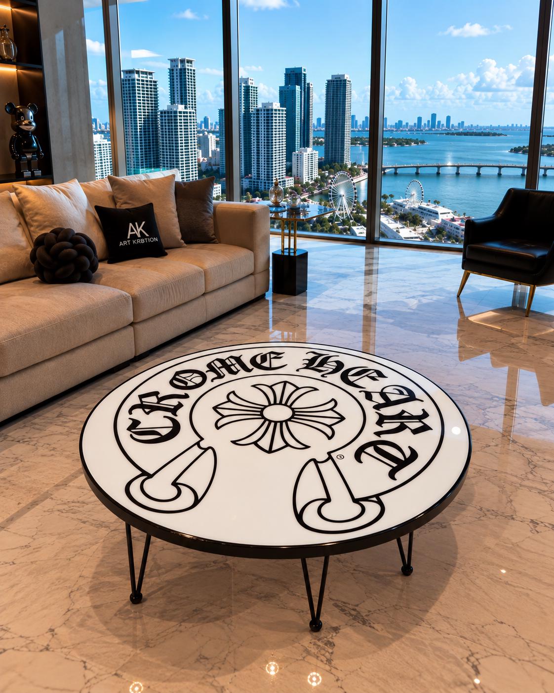 Epoxy Chrome Hearts Wall Art - Etsy