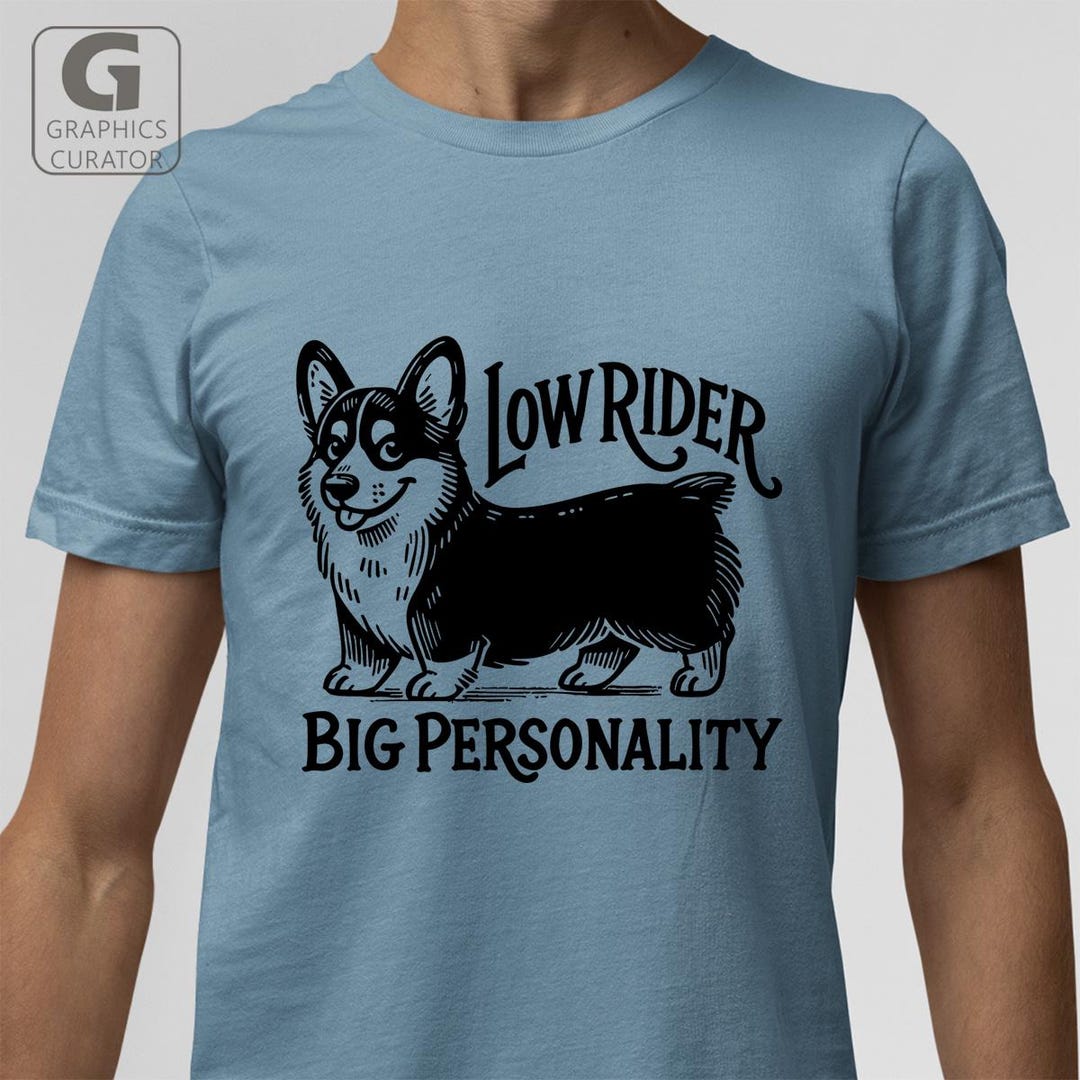 Corgi Rider Corgi Low Rider SVG, Adorable Corgi Print PNG, Digital Download Cricut ...