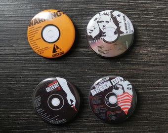 Disques de Green Day. Ver. 2 broches de 37 mm.
