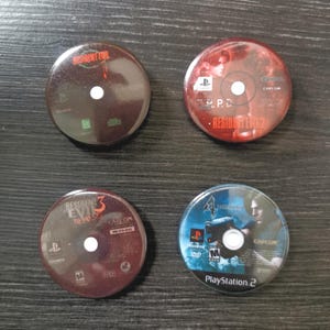 Resident Evil-skivor, 37 mm stift.