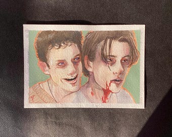 Aquarelle originale. Film Scream, 1996.