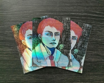 Gerard Way, autocollant holographique extraterrestre hésitant