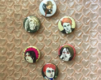 Broches Gerard Way 25 mm