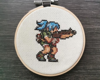 Broderie au point de croix Leona Metal Slug