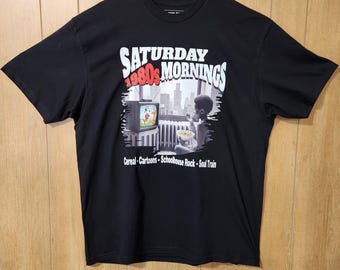 1980s Saturday Morning Cartoon T-Shirt, Retro Graphic Tee