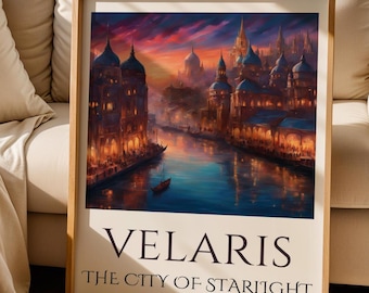 Velaris City of Starlight Print - ACOTAR Art (Digital Download)