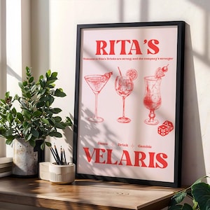 Rita's Bar Velaris Print, ACOTAR Fan Art (Digital Download) image 8