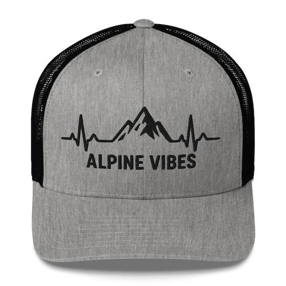 Trucker Cap "Alpine Vibes" | Mountain Lover Cap | Outdoor Snapback for Hikers & Alpine Fans | Gift for Mountaineers