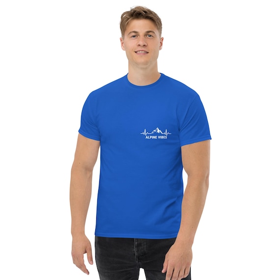 Alpine Vibes Unisex T-Shirt – 100% Cotton | Streetwear basic with mountain logo | Outdoor & Lifestyle