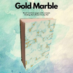 Gold Marble Journal