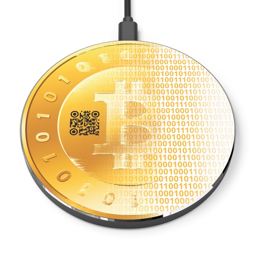 Bitcoin Wireless Fast Charger: Crypto Gift for Tech Enthusiasts,custom QR  Code - Etsy