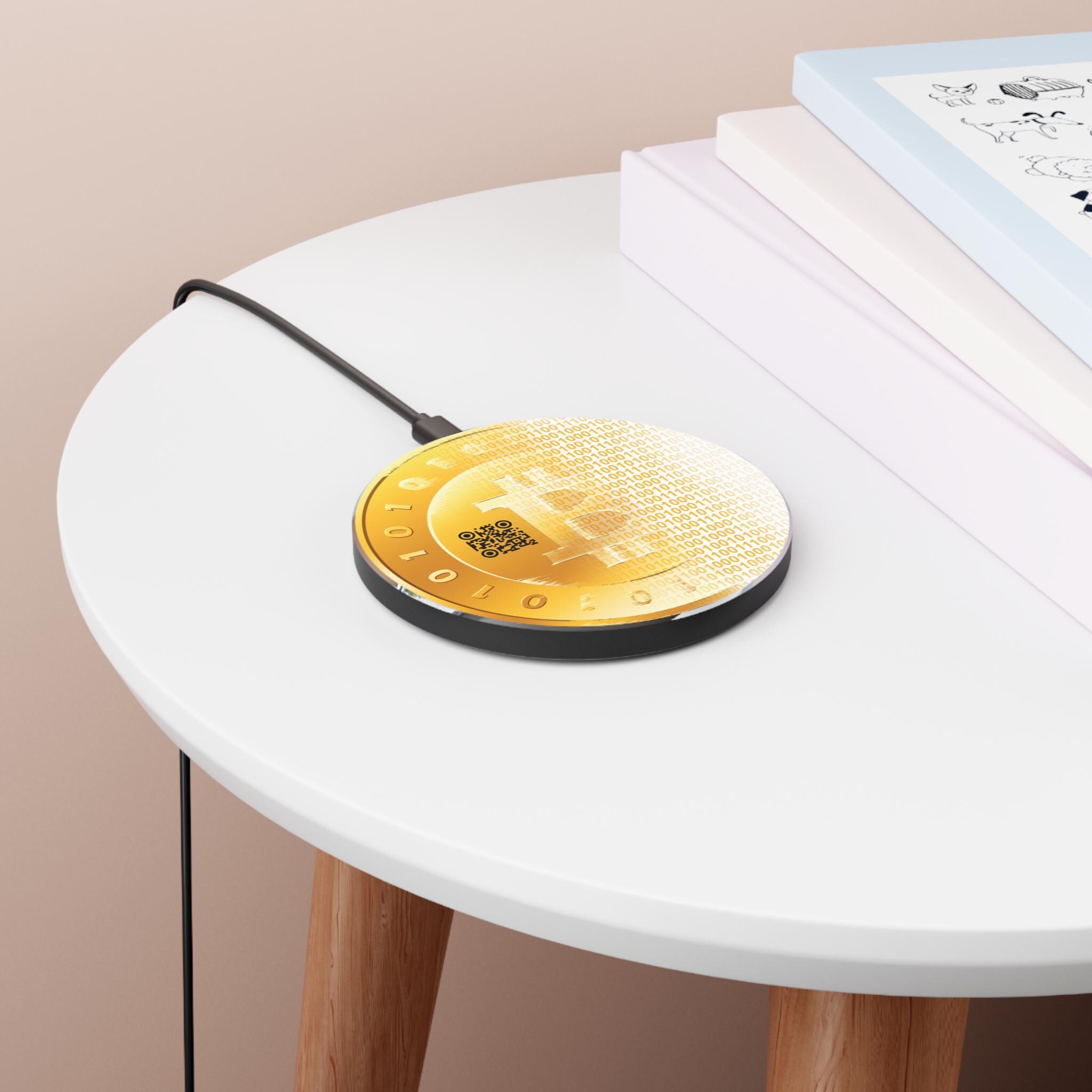 Bitcoin Wireless Fast Charger: Crypto Gift for Tech Enthusiasts,custom QR  Code - Etsy