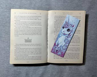 Unicorn Hueforge Bookmark