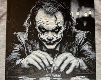 Joker Hueforge Art, The Joker, Batman