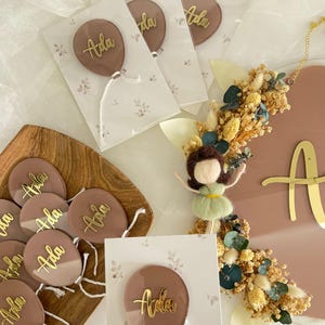 Personalisierte Babypartygeschenke, Babyandenken, Babyfußmagnet, Willkommensgeschenke, Gender Reveal Party, Babyankunftsgeschenke, Geburtsanzeige