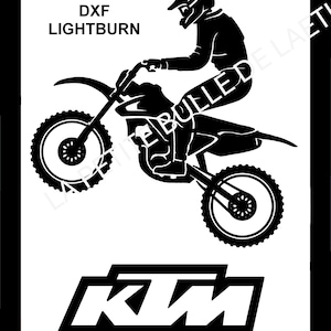 Corte a laser/arquivo cricut - KTM motocross