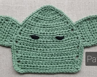 Mandalorain Baby Yoda Patroon Gehaakt Washandje Vaatdoek Patroon Space Kids Washandje
