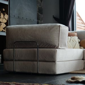 Wrapped in plush teddy velvet, this modular sofa bed turns your livingroom into a luxurious comfort zone. Its soft teddy texture, washable design, and flexible layout make it the ultimate teddy couch for modern, cozy homes.