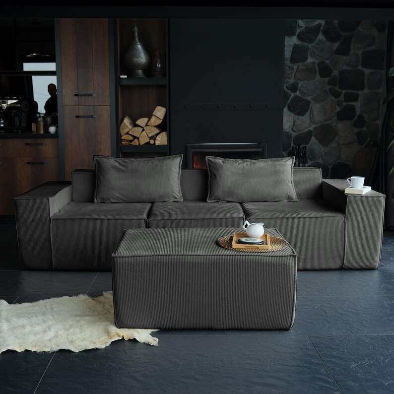 Enjoy the plush teddy comfort of this washable floor sofa. With a clean modern design and soft, removable teddy covers, it’s ideal for everyday living and lounging.