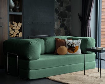 Washable Modular Teddy Sofa, Sectional Floor Teddy Sofa, Custom Corduroy Teddy Sofa Bed