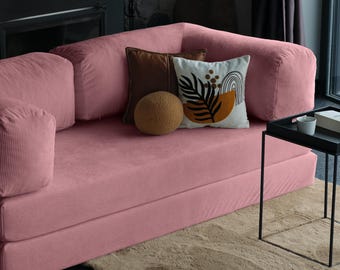 Cojín de suelo Teddy, sofá Teddy minimalista personalizado, sofá esquinero Teddy, sofá Teddy de suelo tradicional