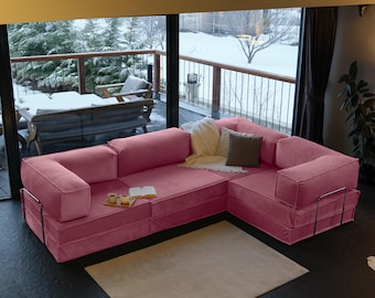 Sofá Teddy lavable para sala de estar, sofá Teddy de suelo, sofá Teddy modular