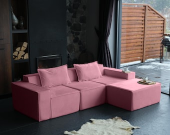 Velvet Floor Sofa, Modern Sofa Couch, Traditional Sofa, Sectional Comfortable Sofa