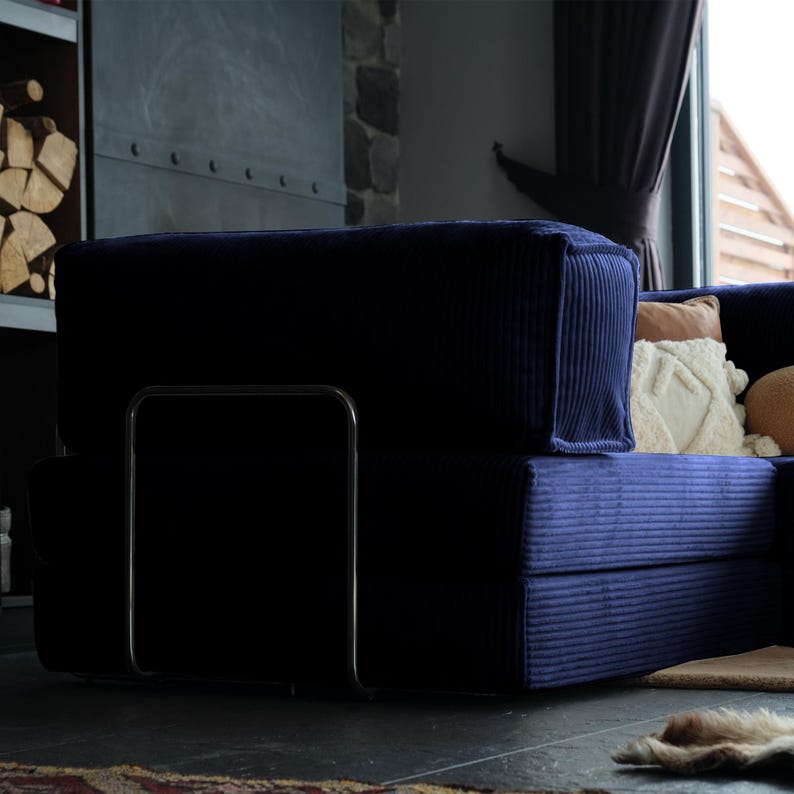 A cozy retreat at ground level, this soft teddy floor sofa bed features corduroy texture and modular parts for custom comfort. Washable and plush, this teddy couch makes home feel like a hug every single day.