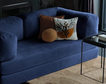 Custom Corduroy Teddy Sofa, Teddy Comfortable Sofa, Luxury Sleeper Teddy Sofa, Modern Soft Teddy Couch