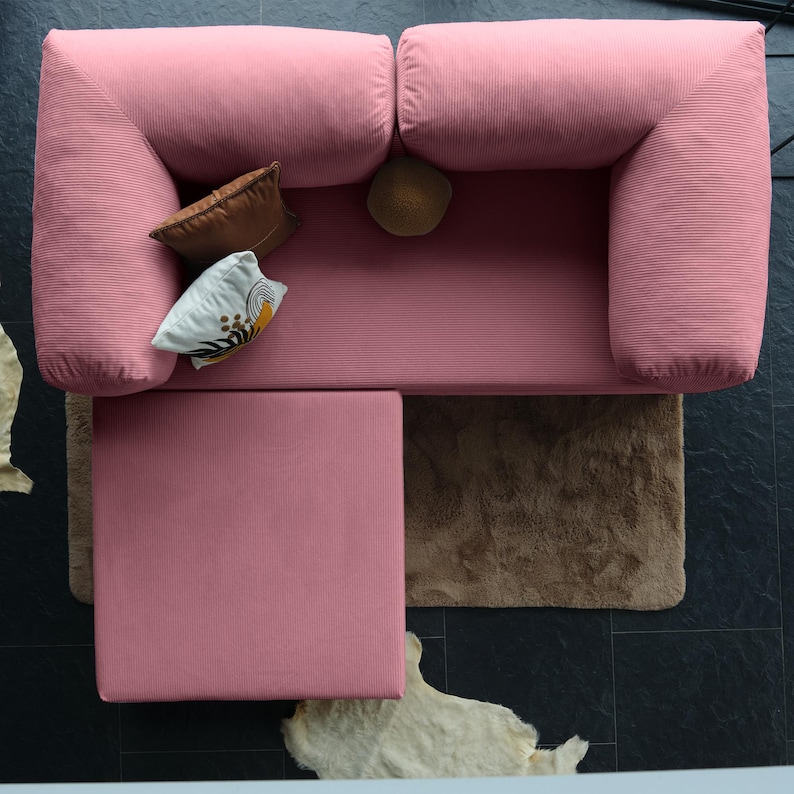 Durable teddy modular sofa bed with soft teddy upholstery and comfortable sleeper features. This teddy sofa blends luxury and practicality, offering a cozy spot to relax or accommodate guests in style.