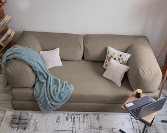 Corduroy Teddy Sofa, Modular Teddy Corner, Luxury Teddy Sofa, Washable Sleeper Teddy Couch