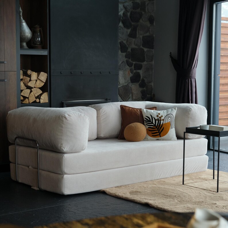 Traditional corner teddy sofa styled with neutral décor, highlighting classic comfort and family-friendly appeal.