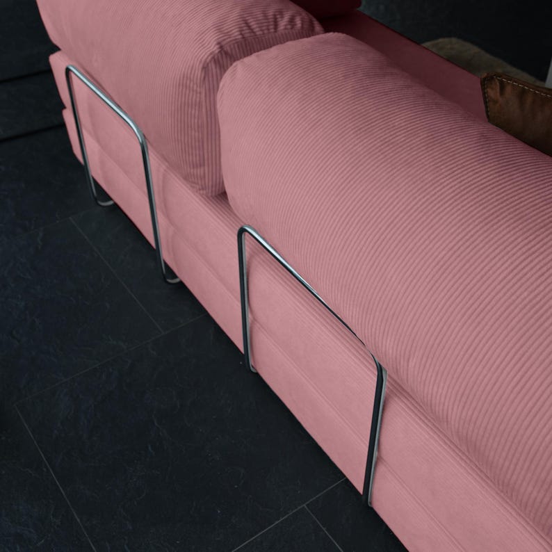 Velvet teddy sectional sofa bed arranged in minimalist décor, blending cozy textures with timeless modern style.